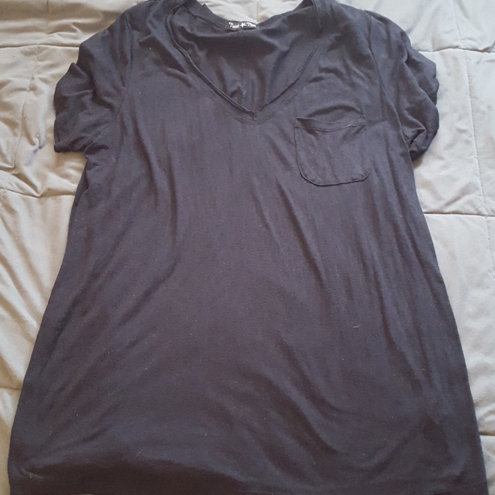 Torrid burn out leopard print v neck